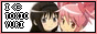 Madoka and Homura 'I love toxic yuri' Button